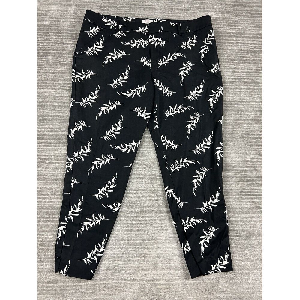 Merona Pants Womens XL Leaves Stretch Casual